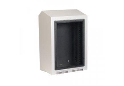 NSYVDH8UF - Actassi Coffret mural VDC 8U L210 P280 1corps chassis fixe10P pte vitrée RAL7035 , Schneider Electric NSYVDH8UF - Actassi Coffret mural VDC 8U L210 P280 1corps chassis fixe10P pte vitrée RAL7035 , Schneider Electric