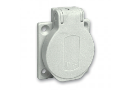 PKS51G - SOCLE PRISE SCHUKO ENC 50X50 FIX POST GRIS IP54 220V 2PT , Schneider Electric PKS51G - SOCLE PRISE SCHUKO ENC 50X50 FIX POST GRIS IP54 220V 2PT , Schneider Electric