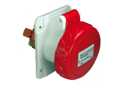PKY32G735 - PratiKa - socle de prise industrielle droite 32 A - 3P+N+T - 380-415 V CA - IP67 , Schneider Electric