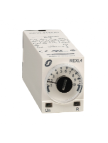 Zelio Time REXL4TMB7 - Zelio Time - relais temporisé travail - 0,1s..100h - 24Vca - 4FO , Schneider Electric