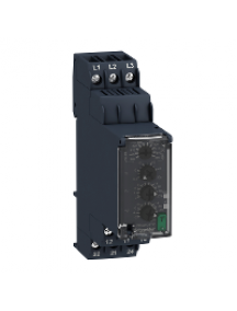 Zelio Control RM22TR33 - Zelio Control RM22 - relais contrôle de phases - 2OF - 380 à 480Vca , Schneider Electric
