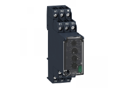 Zelio Control RM22UA33MR - Zelio Control RM22 - relais sur/sous-tension - 15 à 500V - 2OF - 24 à 240Vca/cc , Schneider Electric