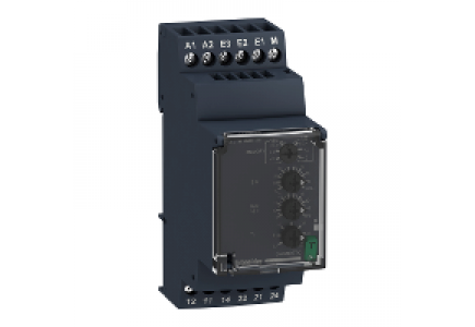 Zelio Control RM35JA32MR - Zelio Control RM35 - relais sur/sous-intensité - 1,5 à 15A - 2OF - 24V-240Vca/cc , Schneider Electric