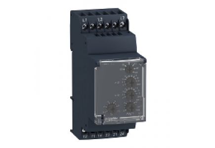 Zelio Control RM35TF30 - Zelio RM35-T - relais de contrôle de phase multifonction - plage 194..528Vca , Schneider Electric
