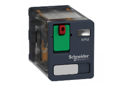 Zelio Relay RPM21B7 - Zelio RPM - relais de puissance enfichable - 2OF - 24Vca , Schneider Electric
