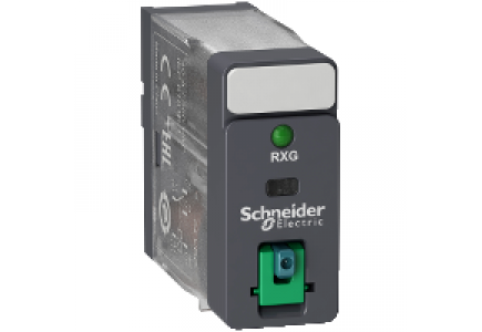 Zelio Relay RXG12ND - Zelio Relay RXG - relais embrochable - 1 OF 10A - test + LED - 60VDC , Schneider Electric Zelio Relay RXG12ND - Zelio Relay RXG - relais embrochable - 1 OF 10A - test + LED - 60VDC , Schneider Electric
