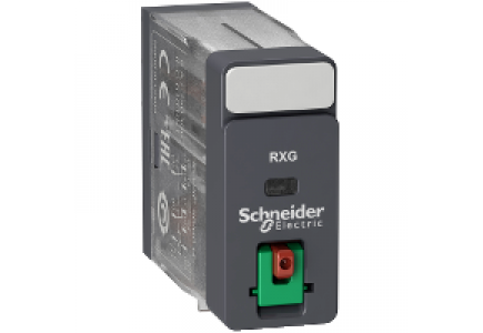 Zelio Relay RXG21P7 - Zelio Relay RXG - relais embrochable - 2 OF 5A - test - 230VAC , Schneider Electric Zelio Relay RXG21P7 - Zelio Relay RXG - relais embrochable - 2 OF 5A - test - 230VAC , Schneider Electric