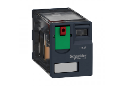 Zelio Relay RXM2AB1E7 - Zelio RXM - relais de puissance miniature - 2OF - 48Vca , Schneider Electric