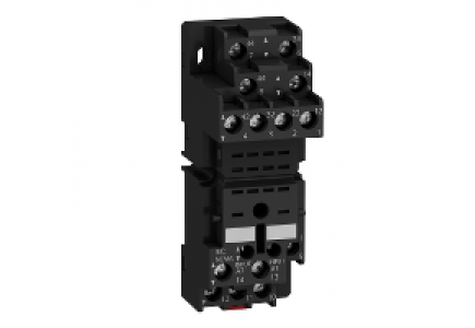 Zelio Relay RXZE2M114 - Zelio RXZ - embase pour relais miniature - avec contacts mixtes - borne à vis , Schneider Electric
