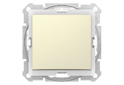 Sedna SDN0500347 - Sedna - intermediate switch - 10AX IP44 without frame beige , Schneider Electric