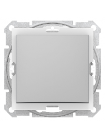 Sedna SDN0500360 - Sedna - intermediate switch - 10AX IP44 without frame aluminium , Schneider Electric