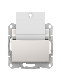 Sedna SDN1900123 - Sedna - hotel card switch - 10AX without frame cream , Schneider Electric