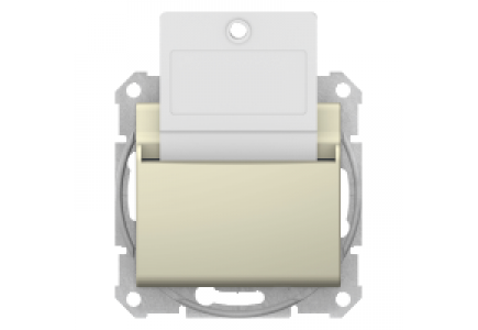 Sedna SDN1900147 - Sedna - hotel card switch - 10AX without frame beige , Schneider Electric