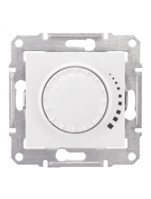 Sedna SDN2200421 - Sedna - rotary dimmer - 325VA, without frame white , Schneider Electric