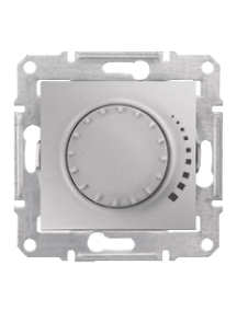 Sedna SDN2200460 - Sedna - rotary dimmer - 325VA, without frame aluminium , Schneider Electric
