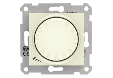 Sedna SDN2200947 - Sedna - rotary pushbutton dimmer - 1000VA, without frame beige , Schneider Electric
