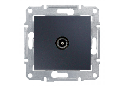 Sedna SDN3201670 - Sedna - TV connector - 1dB without frame graphite , Schneider Electric Sedna SDN3201670 - Sedna - TV connector - 1dB without frame graphite , Schneider Electric