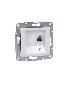 Sedna SDN4101121 - Sedna - single telephone outlet - RJ11 without frame white , Schneider Electric