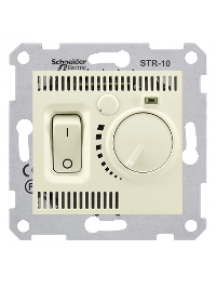 Sedna SDN6000147 - Sedna - room thermostat - 10A without frame beige , Schneider Electric