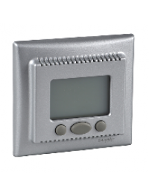 Sedna SDN6000260 - Sedna - comfort thermostat - 16A aluminium , Schneider Electric