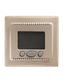 Sedna SDN6000268 - Sedna - comfort thermostat - 16A titanium , Schneider Electric