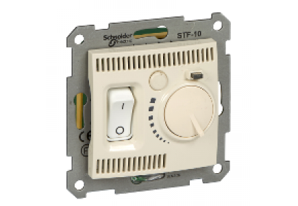 SDN6000347 - Sedna - floor thermostat - 10A without frame beige , Schneider Electric
