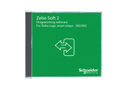 Zelio Logic SR2SFT01 - Zelio Logic - logiciel de programmation Zelio Soft 2 multilingue - CD-ROM , Schneider Electric