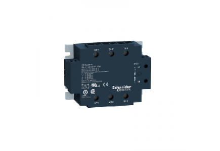 Zelio Relay SSP3A225B7T - 3 PHASE SSRELAIS 530VAC 2 5A 24VAC THERMA , Schneider Electric