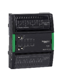 SXWUI8V4X10001 - UI-8/AO-V-4 Module: 8 Universal I & 4 Analog O (0-10VDC) , Schneider Electric