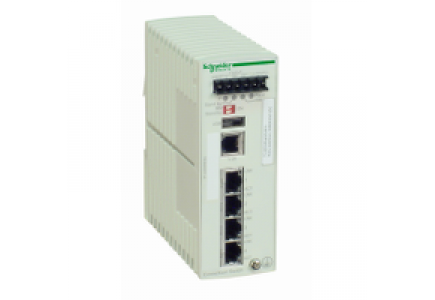 ConneXium TCSESM043F23F0 - switch Ethernet managé standard - 4 ports cuivre , Schneider Electric