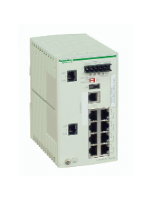 ConneXium TCSESM103F23G0 - switch Ethernet managé standard - 8 ports cuivre - 2 ports Gigabit , Schneider Electric