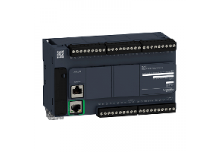 Modicon M221 TM221CE40T - Modicon M221, contrôleur 40E/S PNP, port Ethernet+série, 24VCC , Schneider Electric