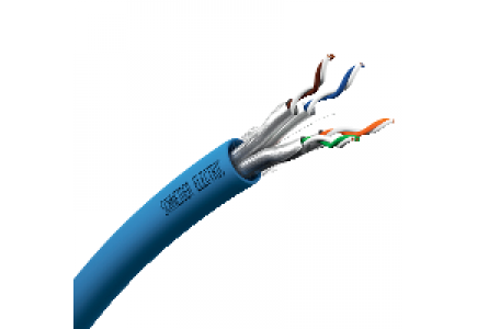 VDIC658318 - Actassi - câble CL-MNC Cat 7A S/FTP - 4paires - 100Ω 1000Mhz - bleu LSZH - 1000m , Schneider Electric