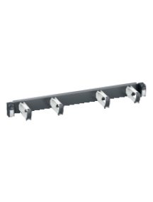 LexCom VDIG188141 - Actassi - panneau 19P pour guide cordons horizontal 1U , Schneider Electric