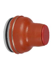 Harmony XAC XACB9224 - Harmony XACB - tête capuchonnée pour bouton-poussoir - rouge - 16mm, -40..+70°C , Schneider Electric
