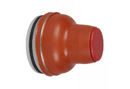 Harmony XAC XACB9224 - Harmony XACB - tête capuchonnée pour bouton-poussoir - rouge - 16mm, -40..+70°C , Schneider Electric