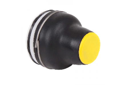 Harmony XAC XACB9225 - Harmony XACB - tête capuchonnée pour bouton-poussoir - jaune - 16mm, -40..+70°C , Schneider Electric