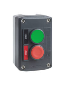 Harmony XALD XALD211H29 - Harmony boite - 2 boutons poussoirs Ø22 - vert /rouge , Schneider Electric