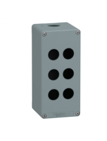 Harmony XAP XAPM3206 - Harmony XAPM - boîte à boutons vide - métallique - 6 perçages en 2 colonnes , Schneider Electric