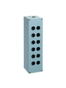 Harmony XAP XAPM5512 - Harmony XAPM - boîte à boutons vide - métallique - 12 perçages en 2 colonnes , Schneider Electric