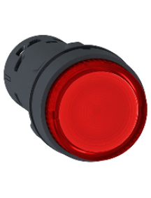 Harmony XB7 XB7NJ04B1 - Harmony bouton poussoir lumineux - Ø22 - LED rouge - à accrochage - 1F - 24v , Schneider Electric