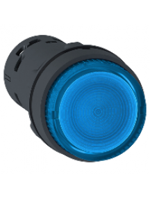 Harmony XB7 XB7NJ06B1 - Harmony bouton poussoir lumineux - Ø22 - LED bleue - à accrochage - 1F - 24v , Schneider Electric
