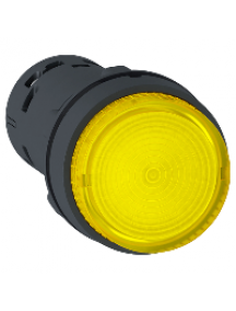 Harmony XB7 XB7NJ08M1 - Harmony bouton poussoir lumineux - Ø22 - LED jaune - à accrochage - 1F - 230v , Schneider Electric