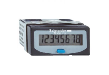 Zelio Count XBKH81000033E - Zelio Count - compteur horaire - affichage LCD 8 digits - batterie lithium , Schneider Electric