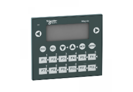 Magelis XBTR XBTR400 - Magelis XBT - écran de contrôle - vert - 122x32 pixels - 5Vcc - 20 touches , Schneider Electric