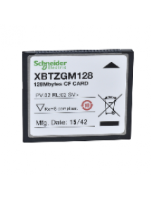 Magelis XBT XBTZGM128 - Magelis XBT - carte mémoire - flash compacte 128MB , Schneider Electric