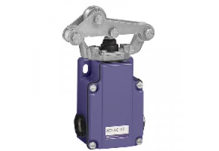 OsiSense XC XC1AC1392 - Limit switch - plunger head - spring return rol lever met on needle rol bearing , Schneider Electric
