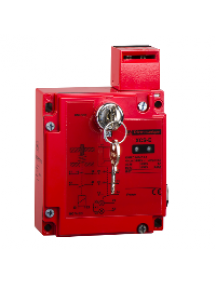 Détection de sécurité Preventa XCSE731221S47 - metal safety switch XCSE - 2NC+1NO - slow break - 2 entries tapped M20 - 24V , Schneider Electric