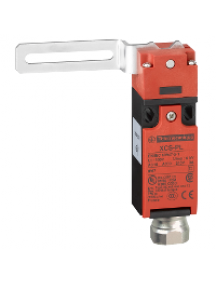 Détection de sécurité Preventa XCSPL593 - safety switch XCSPL - elbowed flush lever - to left - 1NC+1NO -1/2