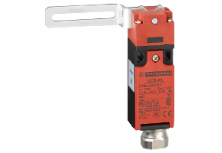 Détection de sécurité Preventa XCSPL593 - safety switch XCSPL - elbowed flush lever - to left - 1NC+1NO -1/2